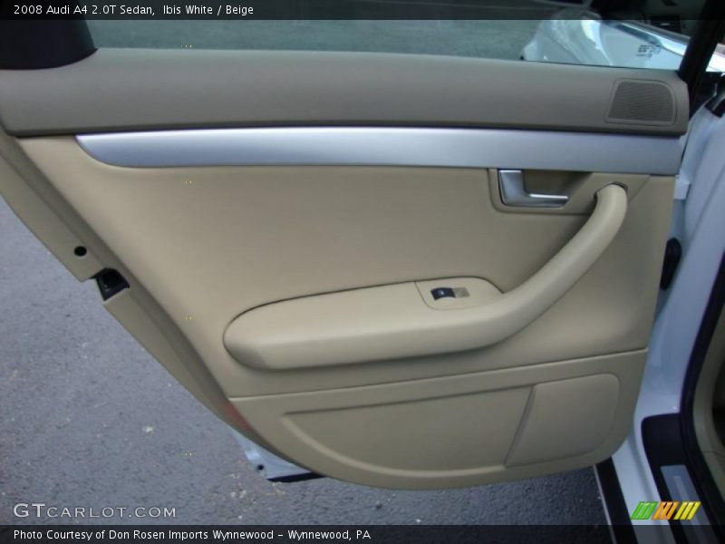 Ibis White / Beige 2008 Audi A4 2.0T Sedan