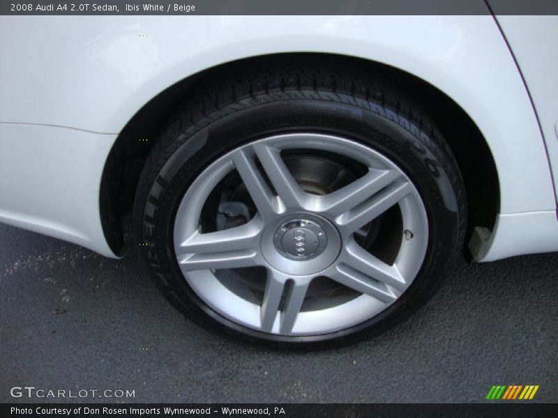 Ibis White / Beige 2008 Audi A4 2.0T Sedan