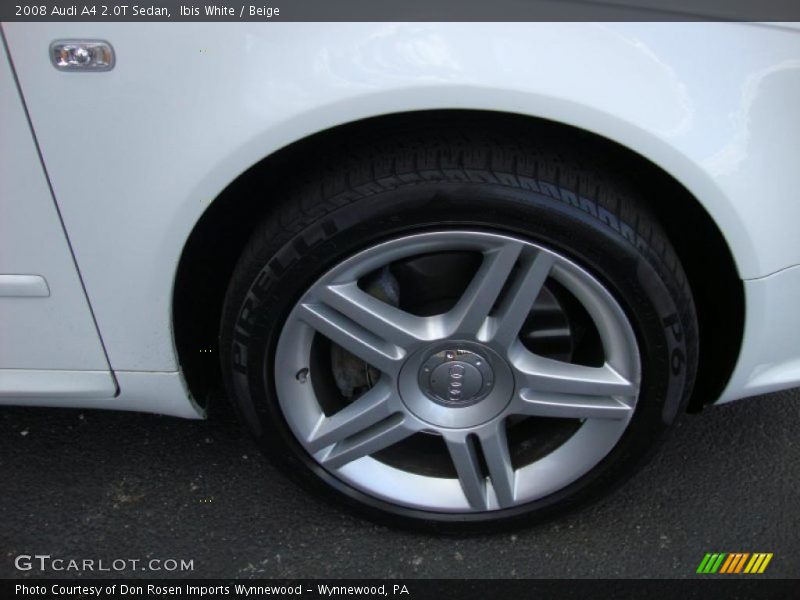 Ibis White / Beige 2008 Audi A4 2.0T Sedan