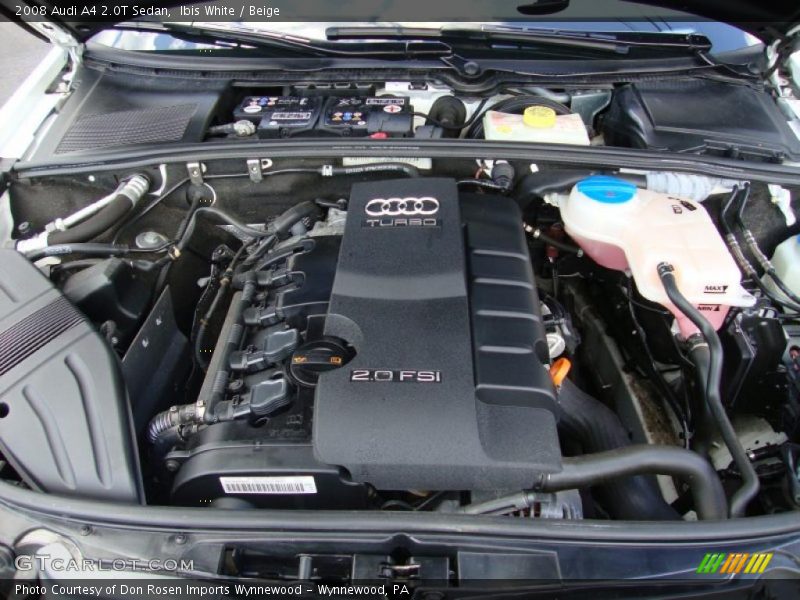 Ibis White / Beige 2008 Audi A4 2.0T Sedan