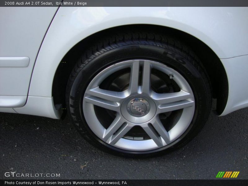 Ibis White / Beige 2008 Audi A4 2.0T Sedan