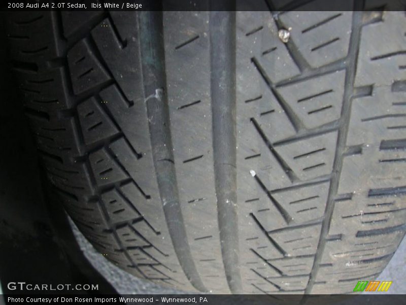 Ibis White / Beige 2008 Audi A4 2.0T Sedan