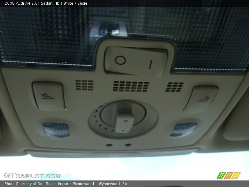 Ibis White / Beige 2008 Audi A4 2.0T Sedan