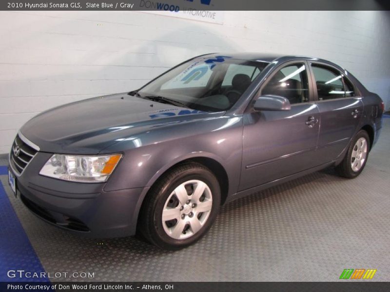 Slate Blue / Gray 2010 Hyundai Sonata GLS