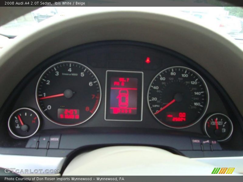 Ibis White / Beige 2008 Audi A4 2.0T Sedan