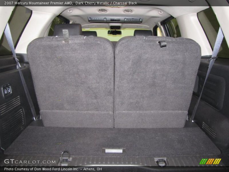 Dark Cherry Metallic / Charcoal Black 2007 Mercury Mountaineer Premier AWD