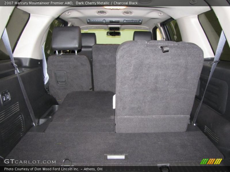 Dark Cherry Metallic / Charcoal Black 2007 Mercury Mountaineer Premier AWD