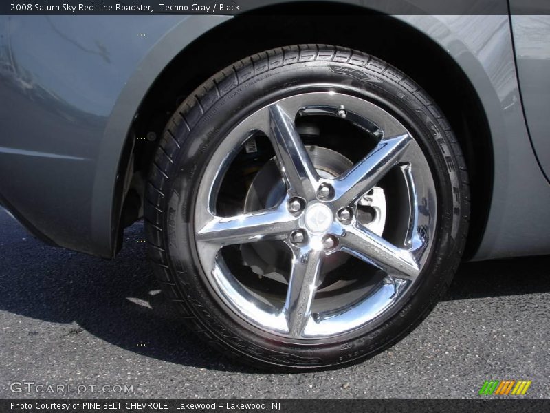 Techno Gray / Black 2008 Saturn Sky Red Line Roadster