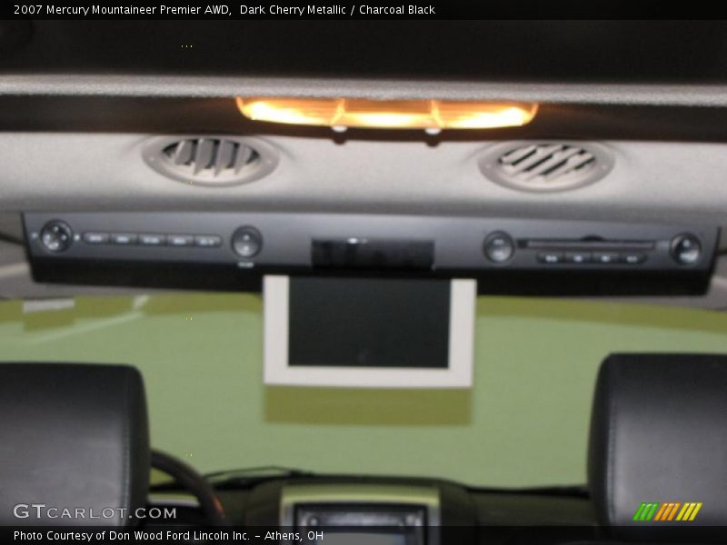 Dark Cherry Metallic / Charcoal Black 2007 Mercury Mountaineer Premier AWD