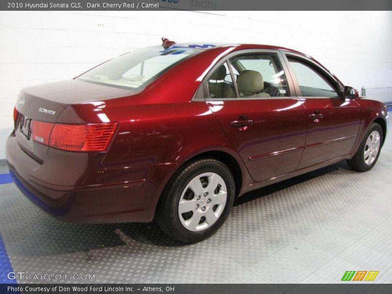 Dark Cherry Red / Camel 2010 Hyundai Sonata GLS