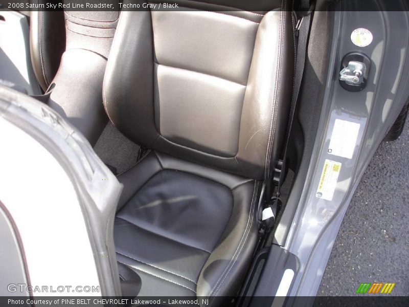 Techno Gray / Black 2008 Saturn Sky Red Line Roadster