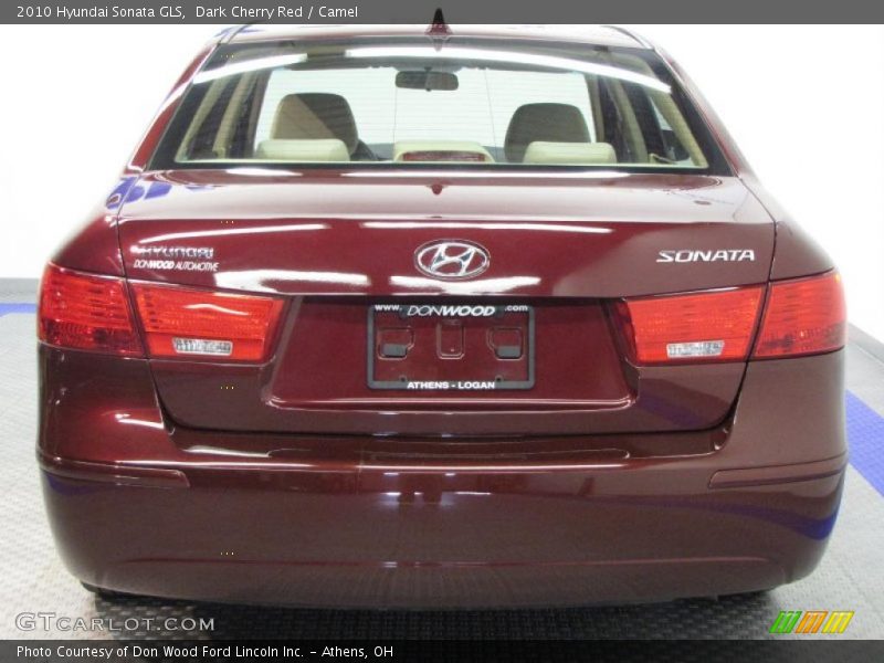 Dark Cherry Red / Camel 2010 Hyundai Sonata GLS