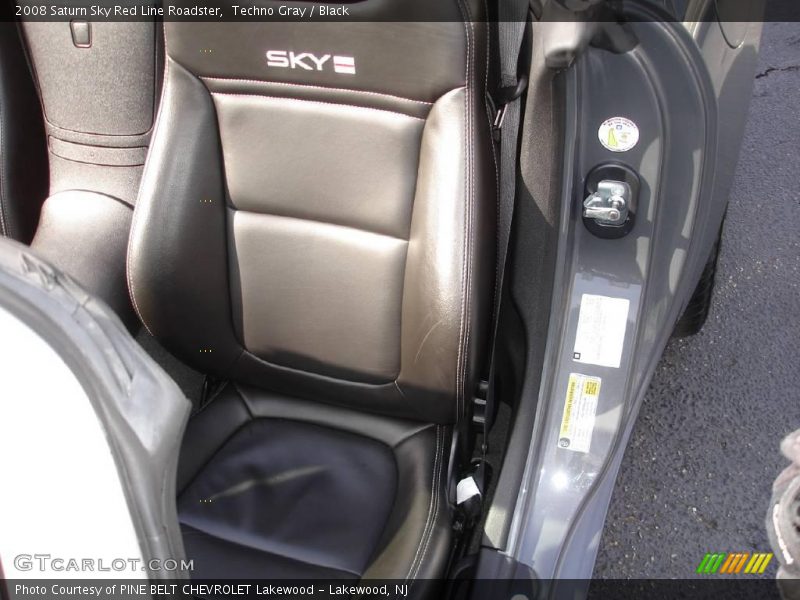 Techno Gray / Black 2008 Saturn Sky Red Line Roadster