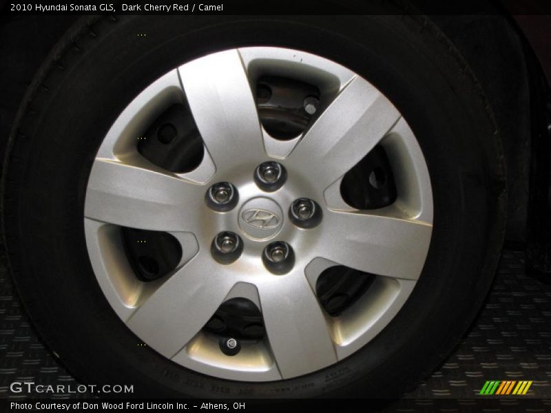 Dark Cherry Red / Camel 2010 Hyundai Sonata GLS