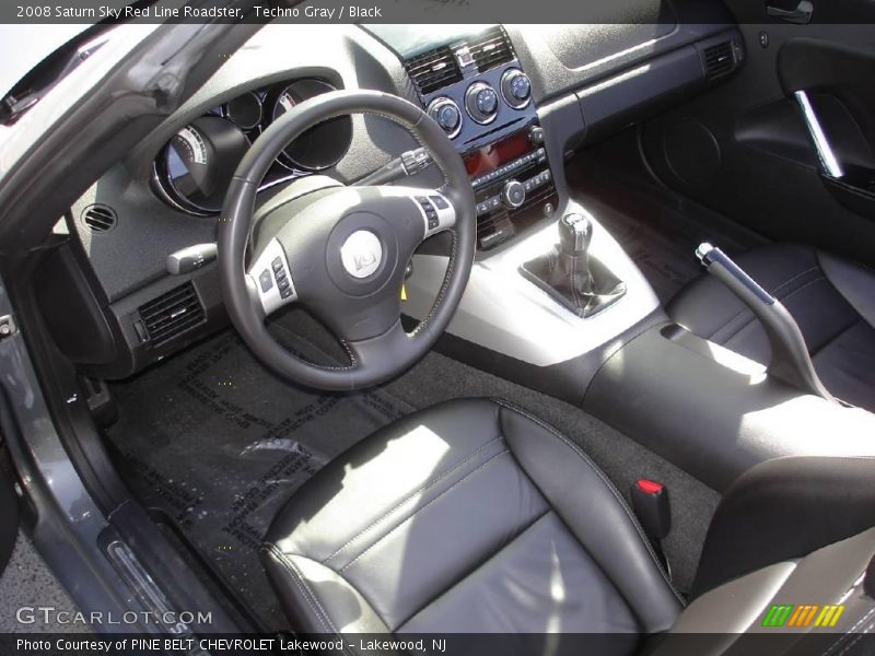 Techno Gray / Black 2008 Saturn Sky Red Line Roadster