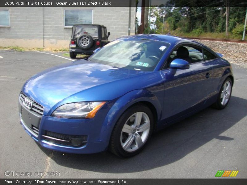 Ocean Blue Pearl Effect / Black 2008 Audi TT 2.0T Coupe