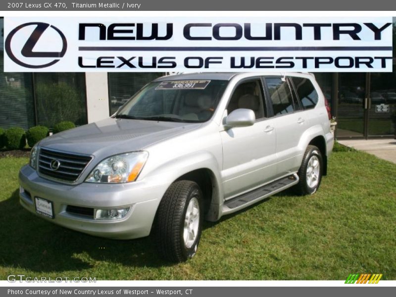 Titanium Metallic / Ivory 2007 Lexus GX 470