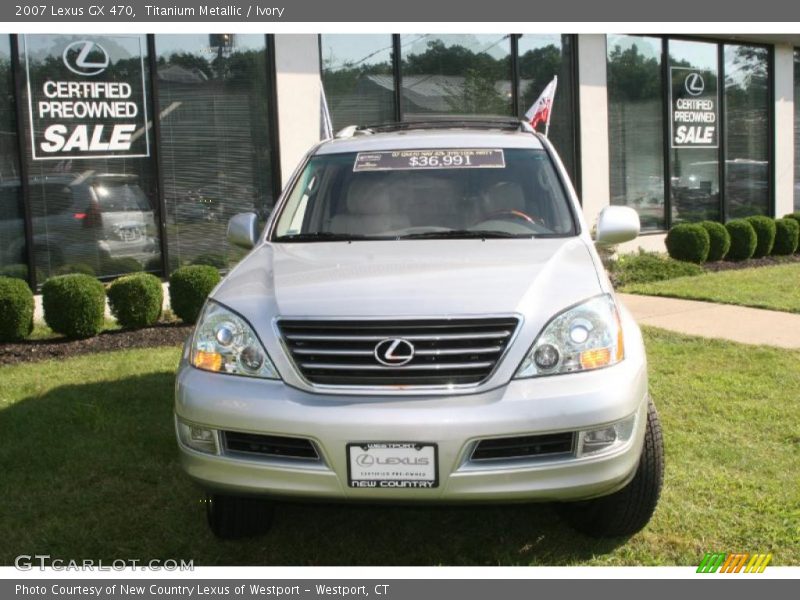 Titanium Metallic / Ivory 2007 Lexus GX 470