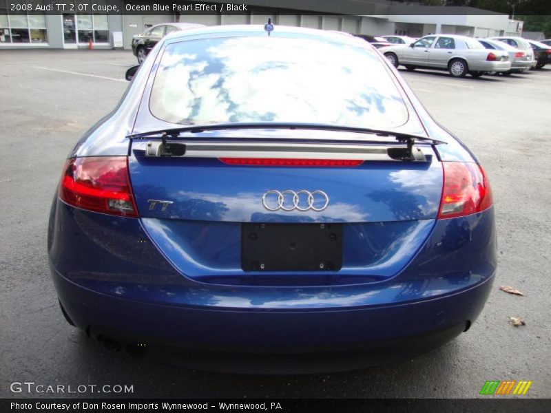 Ocean Blue Pearl Effect / Black 2008 Audi TT 2.0T Coupe