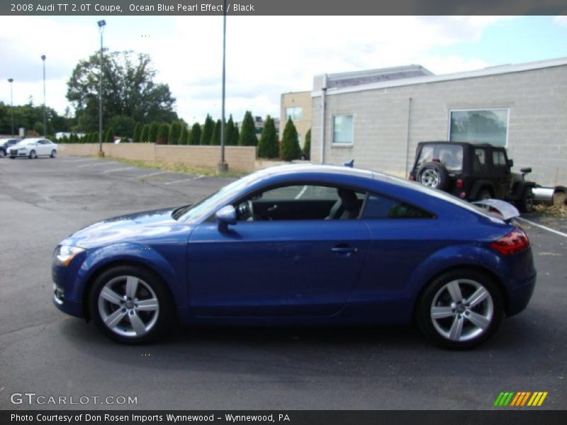 Ocean Blue Pearl Effect / Black 2008 Audi TT 2.0T Coupe