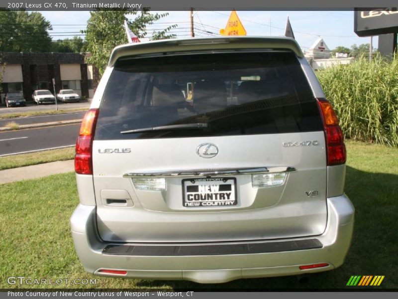 Titanium Metallic / Ivory 2007 Lexus GX 470