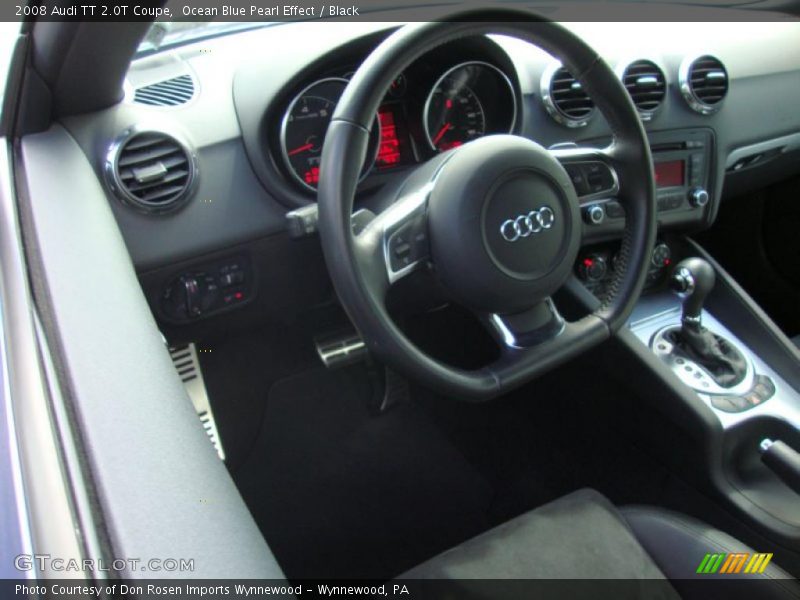 Ocean Blue Pearl Effect / Black 2008 Audi TT 2.0T Coupe