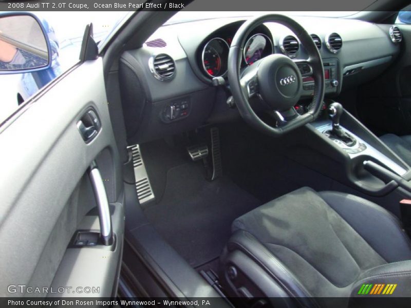 Ocean Blue Pearl Effect / Black 2008 Audi TT 2.0T Coupe
