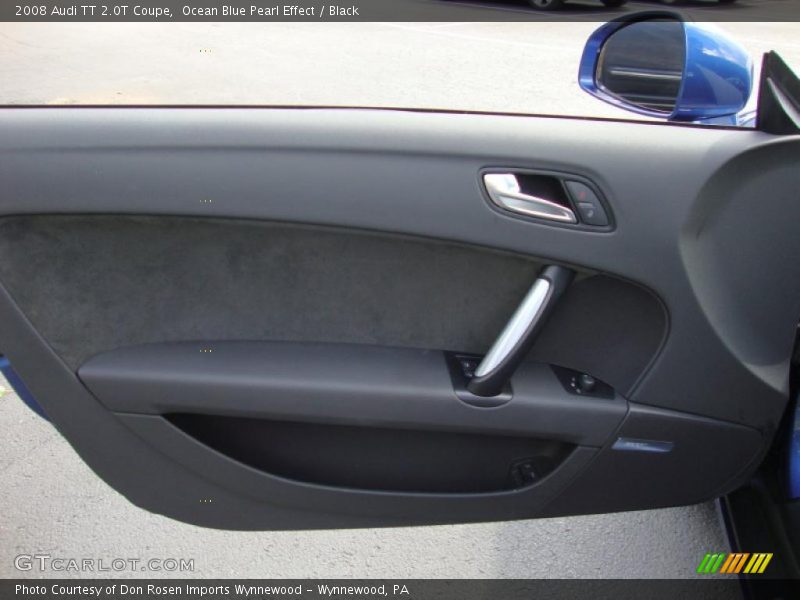 Ocean Blue Pearl Effect / Black 2008 Audi TT 2.0T Coupe