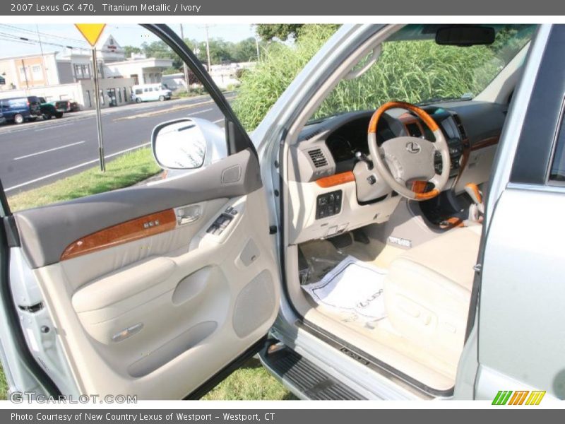 Titanium Metallic / Ivory 2007 Lexus GX 470