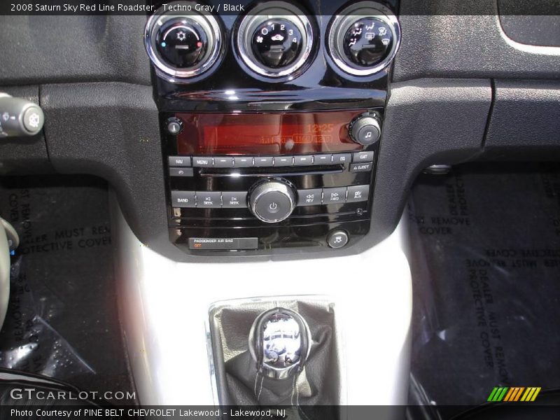 Techno Gray / Black 2008 Saturn Sky Red Line Roadster