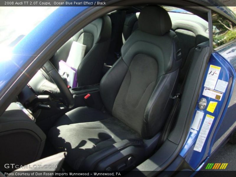 Ocean Blue Pearl Effect / Black 2008 Audi TT 2.0T Coupe
