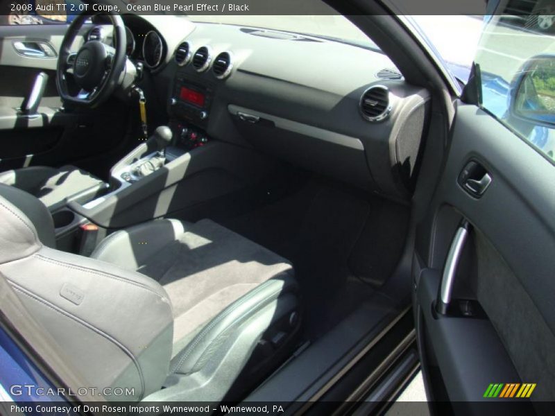 Ocean Blue Pearl Effect / Black 2008 Audi TT 2.0T Coupe