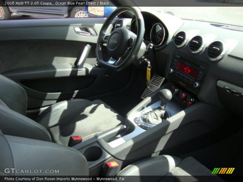 Ocean Blue Pearl Effect / Black 2008 Audi TT 2.0T Coupe