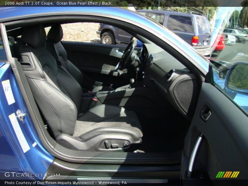 Ocean Blue Pearl Effect / Black 2008 Audi TT 2.0T Coupe