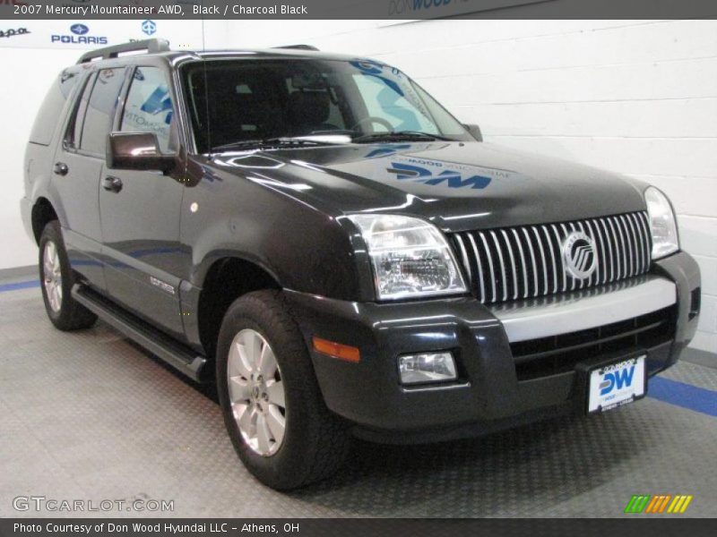 Black / Charcoal Black 2007 Mercury Mountaineer AWD