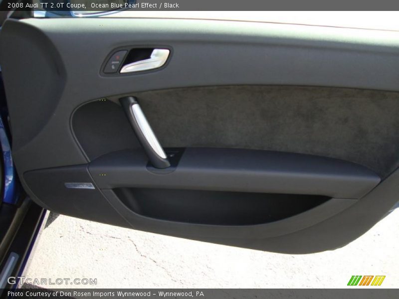 Ocean Blue Pearl Effect / Black 2008 Audi TT 2.0T Coupe