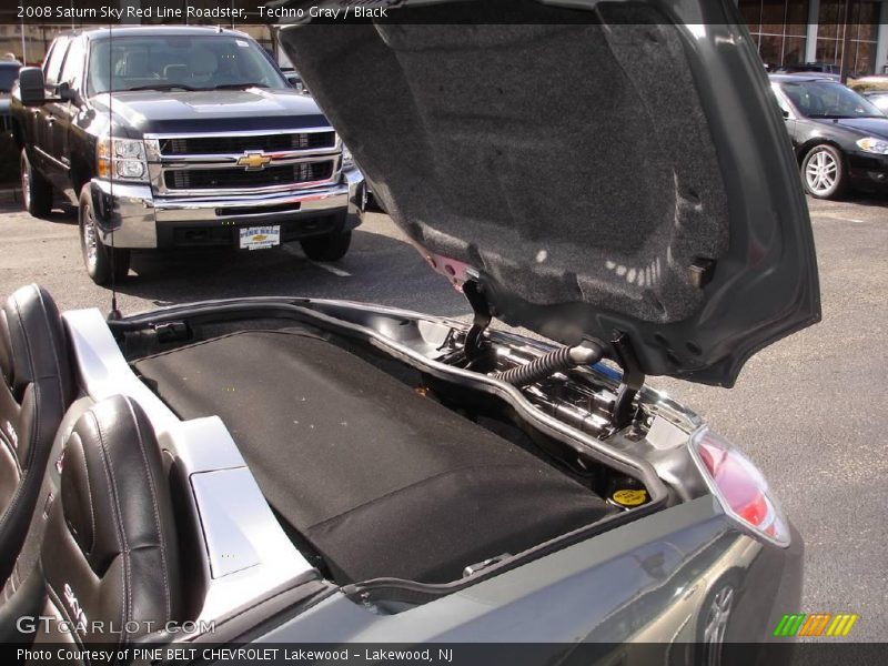 Techno Gray / Black 2008 Saturn Sky Red Line Roadster