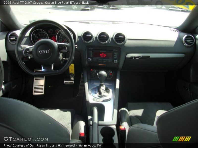 Ocean Blue Pearl Effect / Black 2008 Audi TT 2.0T Coupe