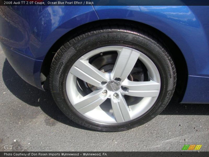 Ocean Blue Pearl Effect / Black 2008 Audi TT 2.0T Coupe