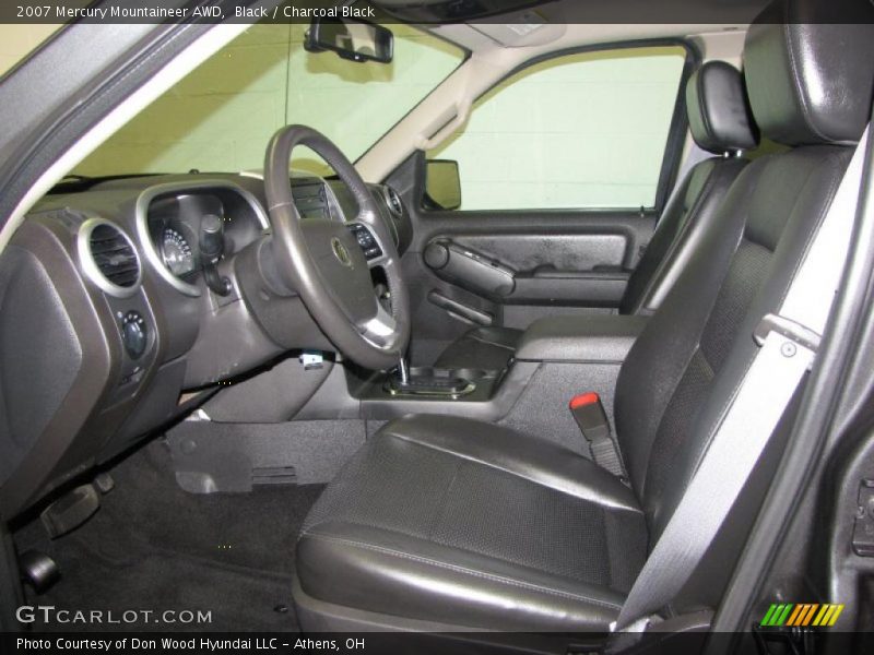 Black / Charcoal Black 2007 Mercury Mountaineer AWD