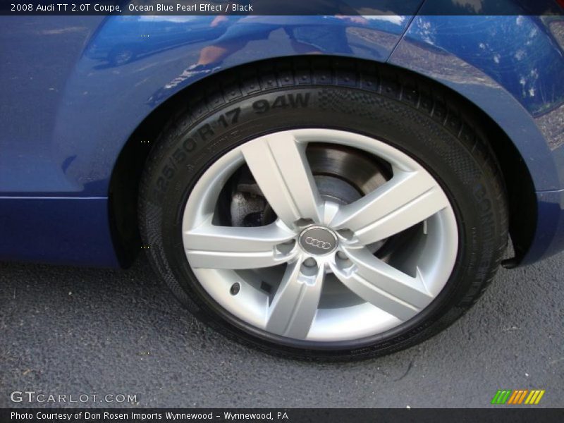 Ocean Blue Pearl Effect / Black 2008 Audi TT 2.0T Coupe