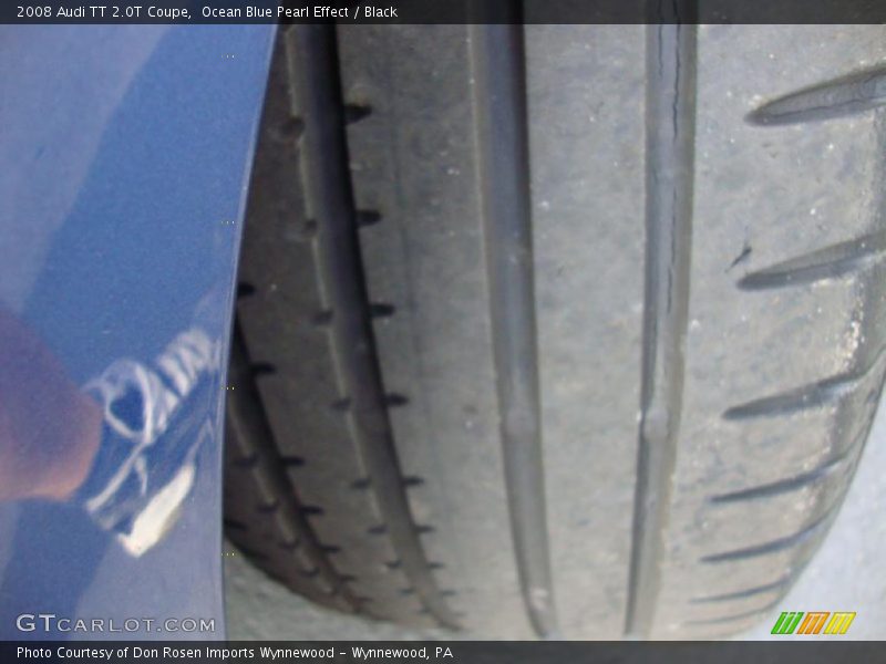 Ocean Blue Pearl Effect / Black 2008 Audi TT 2.0T Coupe