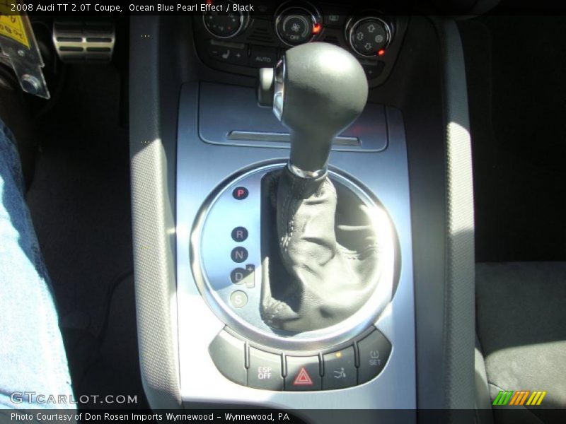 Ocean Blue Pearl Effect / Black 2008 Audi TT 2.0T Coupe
