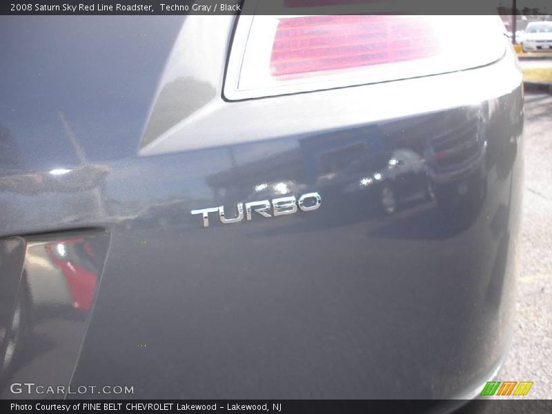 Techno Gray / Black 2008 Saturn Sky Red Line Roadster