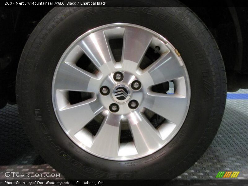 Black / Charcoal Black 2007 Mercury Mountaineer AWD