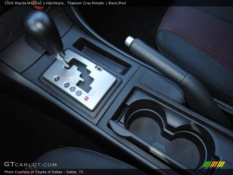 Titanium Gray Metallic / Black/Red 2006 Mazda MAZDA3 s Hatchback