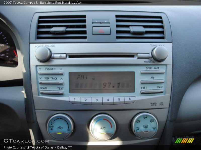 Barcelona Red Metallic / Ash 2007 Toyota Camry LE