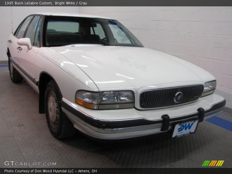 Bright White / Gray 1995 Buick LeSabre Custom