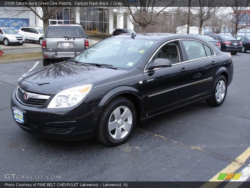 Carbon Flash Black / Gray 2008 Saturn Aura Green Line Hybrid