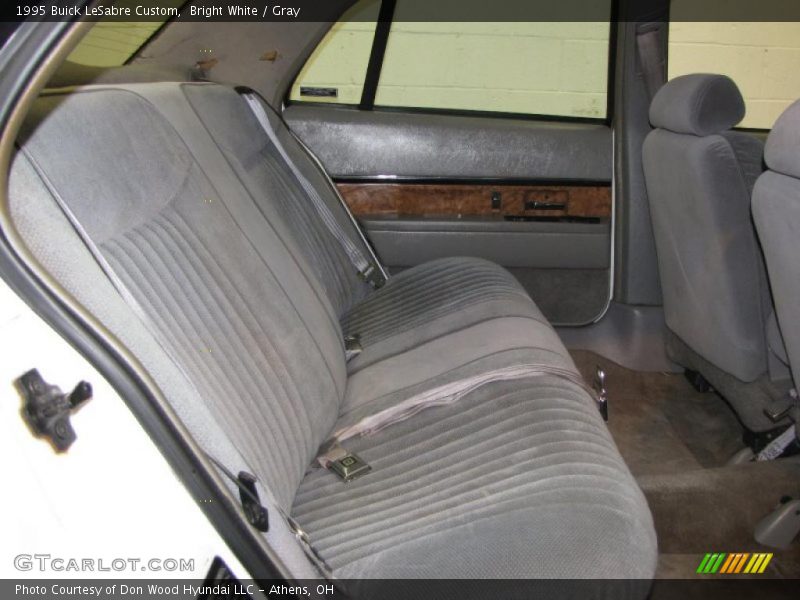 Bright White / Gray 1995 Buick LeSabre Custom